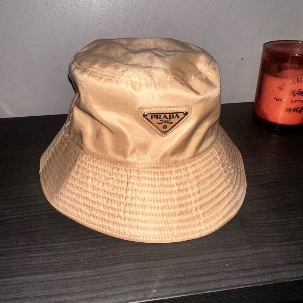 Prada Beige Bucket Hat